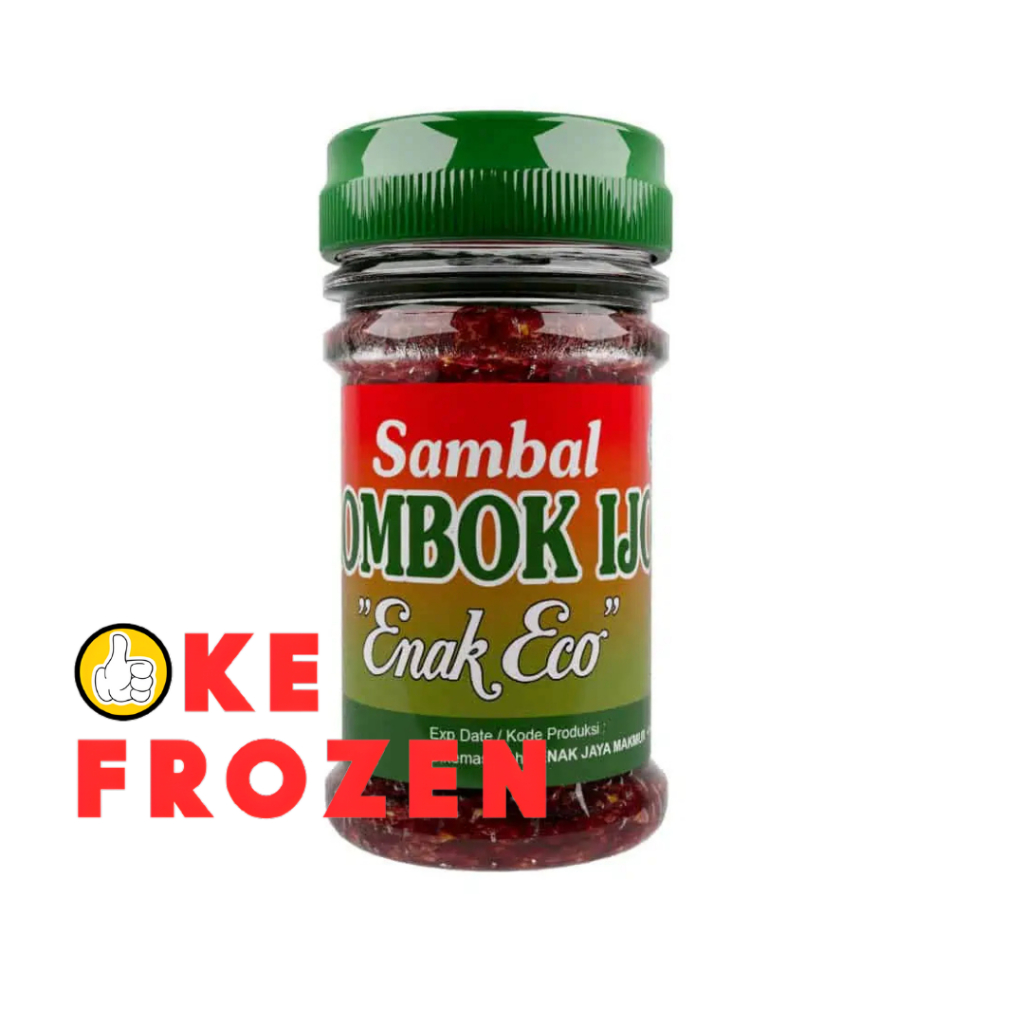 

ENAK ECO SAMBAL LOMBOK IJO 150GR/ SAMBAL SIAP MAKAN