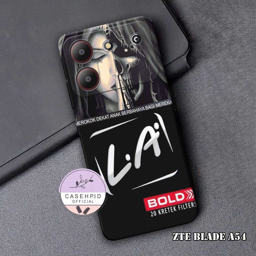Softcase ZTE Blade A54 - Case pro camera - MOTIF KEREN - bahan karet lentur - casing ZTE Blade A54 -