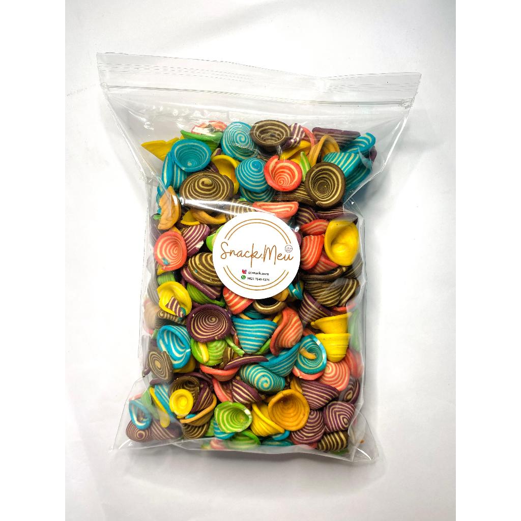 

1 KG KUPING GAJAH RAINBOW | KUPING GAJAH WARNA WARNI | KUPING GAJAH CAMPUR