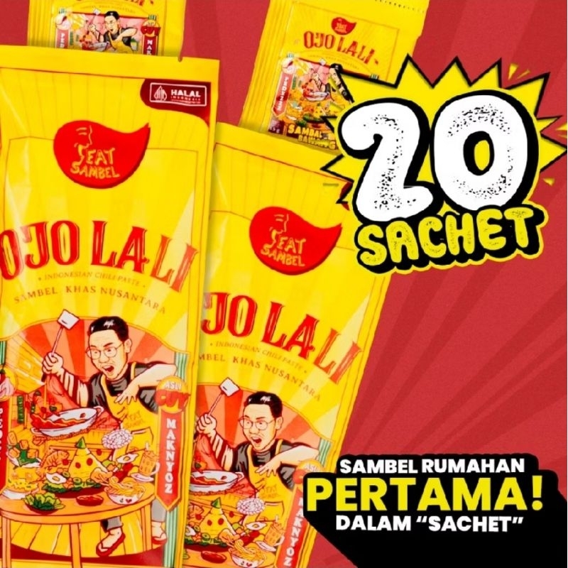 

Eatsambel - Sambel Bawang Ojolali 20 Sachet