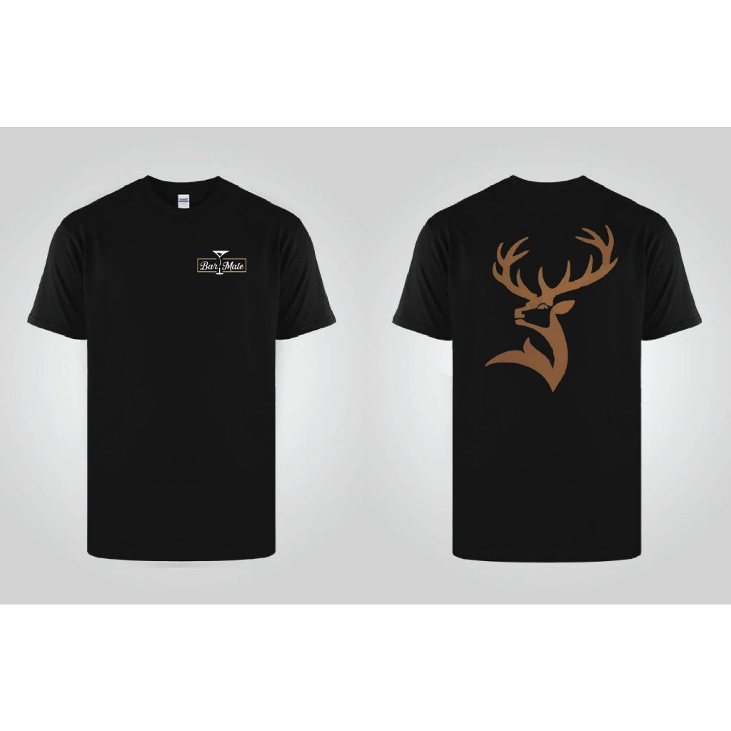 T-shirt Premium Dewasa Pria Wanita Unisex sablon bertema BAR (logo glenfidich) Bahan Premium cutton