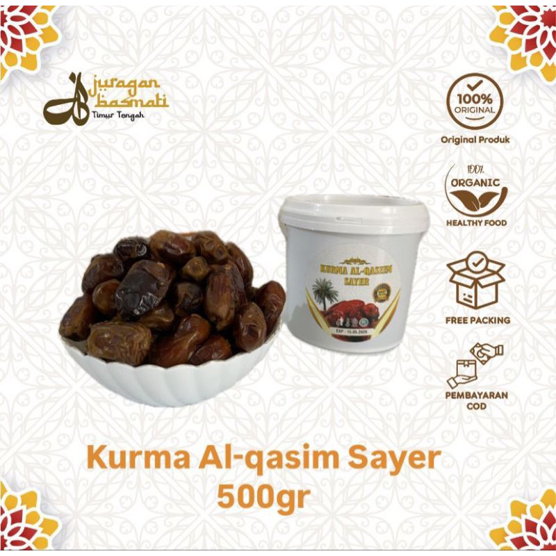 

KURMA AL QASSIM EMBER SAYER ember ukuran 500gr