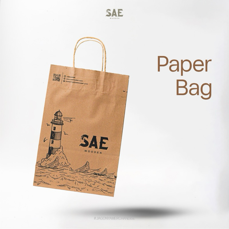 

SAE wooden - Paperbag