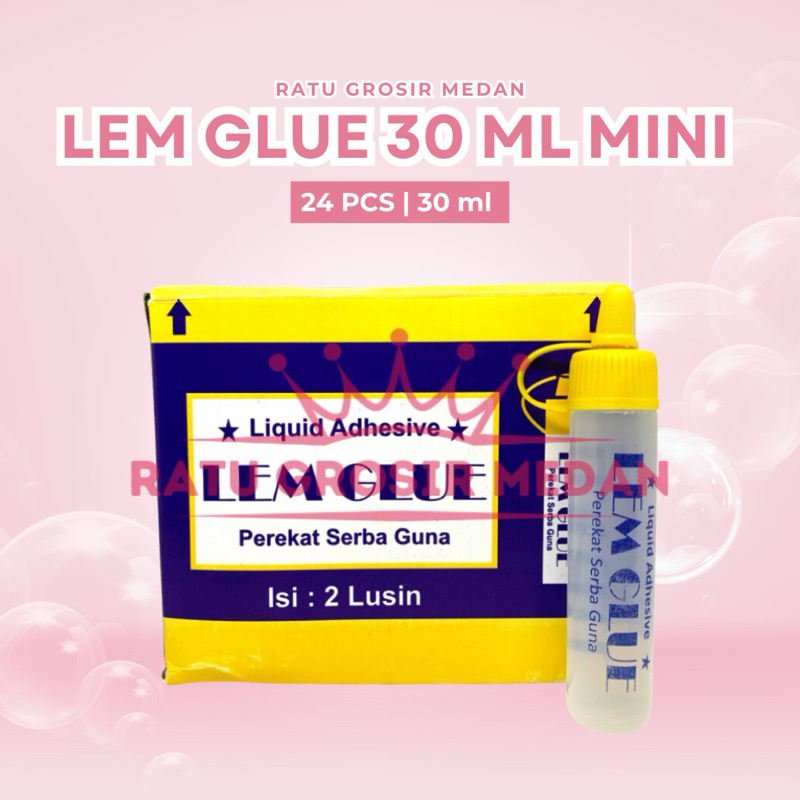 

LEM GLUE BOTOL KECIL PER KOTAK ISI 24PCS 30GR