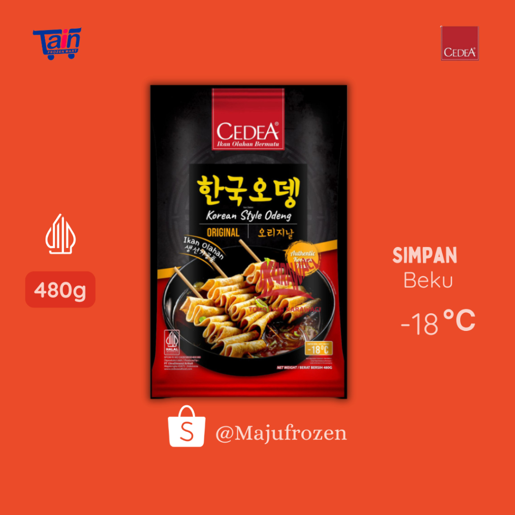 

CEDEA Korean Style odeng Original 480g