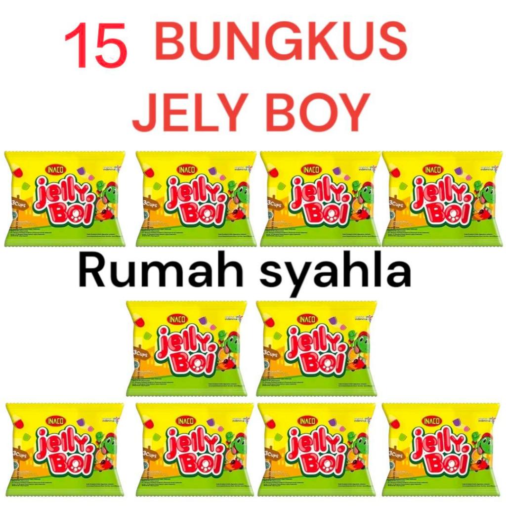 

INACO JELLY BOY 1RENCENG 15 BUNGKUS (3 PCS PER BUNGKUS) /JELLY/ JELLY BOY