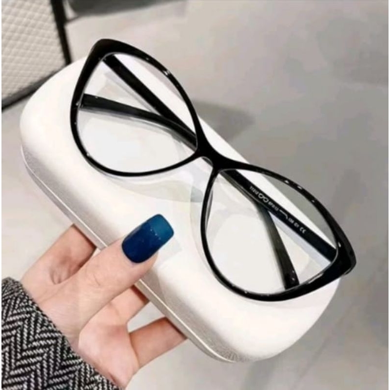 kacamata minus -1.00 sd -5.00 minus mata kucing, minus cat eye, minus untuk wanita/perempuan