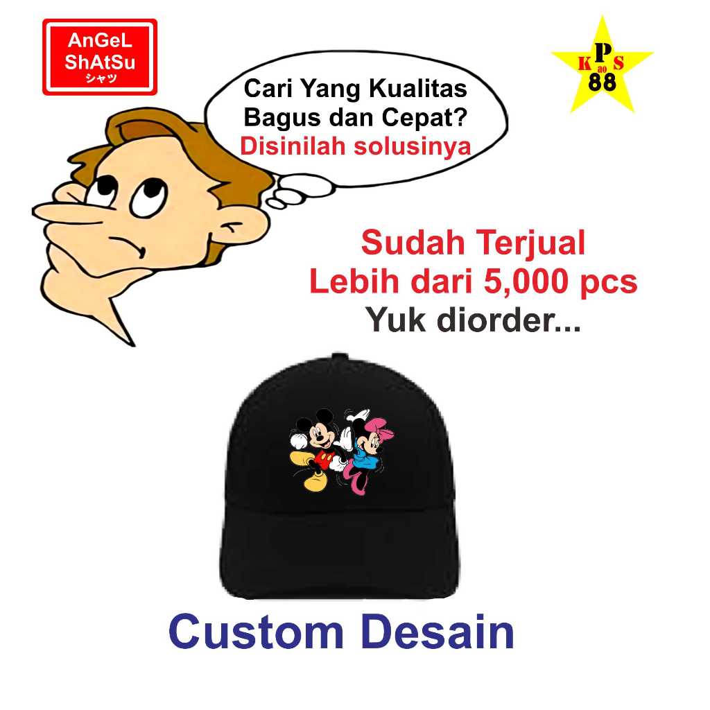 TOPI CUSTOM BASEBALL - TOPI BASEBALL CUSTOM MURAH KUALITAS PREMIUM