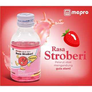 

Sirplus Strawberry 100ml / Syrup Pemanis Obat Puyer