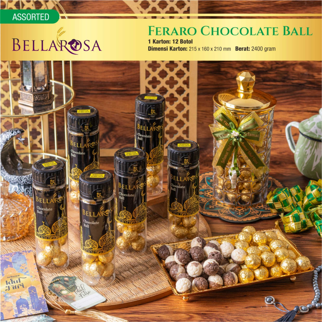 

[ HARGA 1 BOTOL ] COKELAT FERARO BELLAROSA PAKET KUE LEBARAN TAHUN 2025