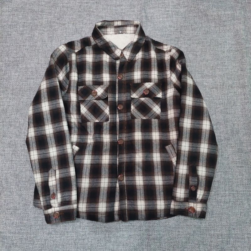 Kemeja Flanell Veterano Sherpa Arnaldo Bassini