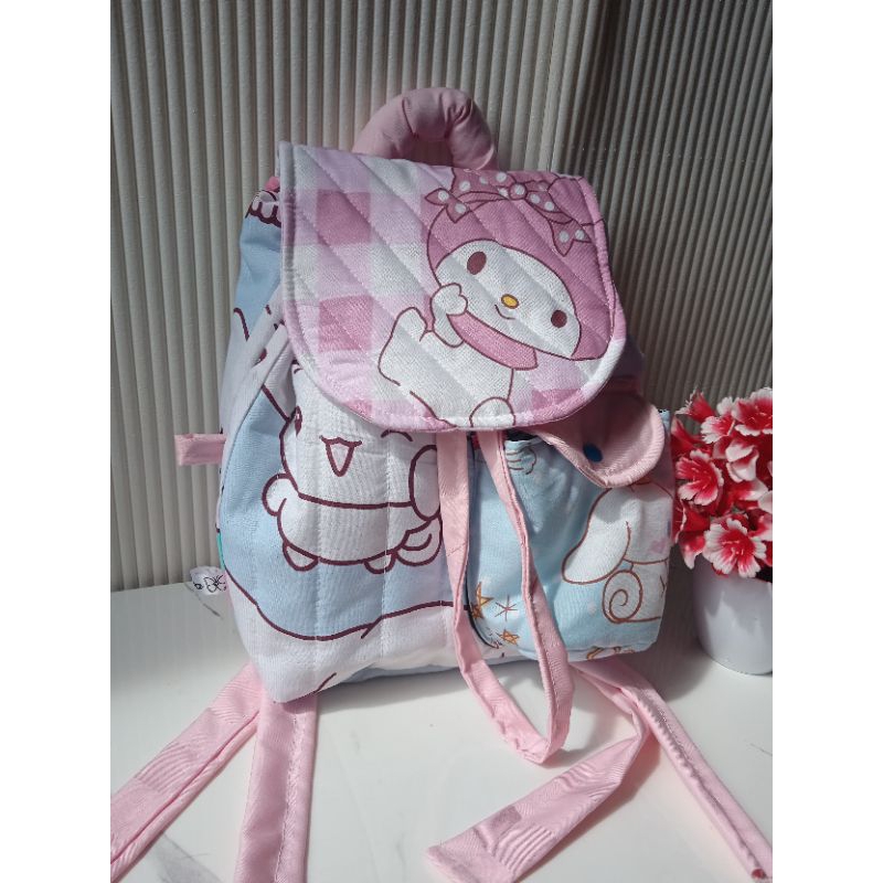 tas ransel puffy tas Ainun hand made punya
