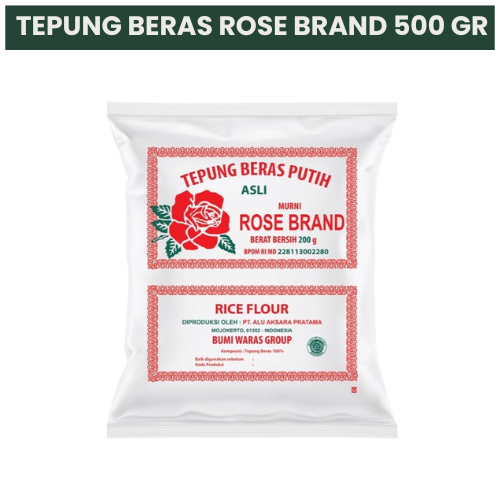 

Tepung Beras Rose Brand 500 Gram