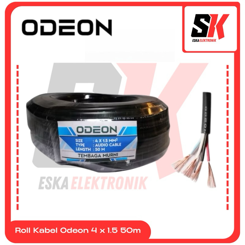 Kabel Speaker Isi 4 Odeon 4 x 1.5 Kabel Speaker Odeon 4 x 1.5 permeter