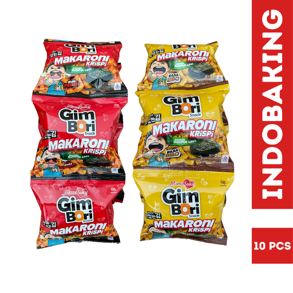 

MamaSuka Gim Bori Makaroni Renceng 25g Isi 10 pcs