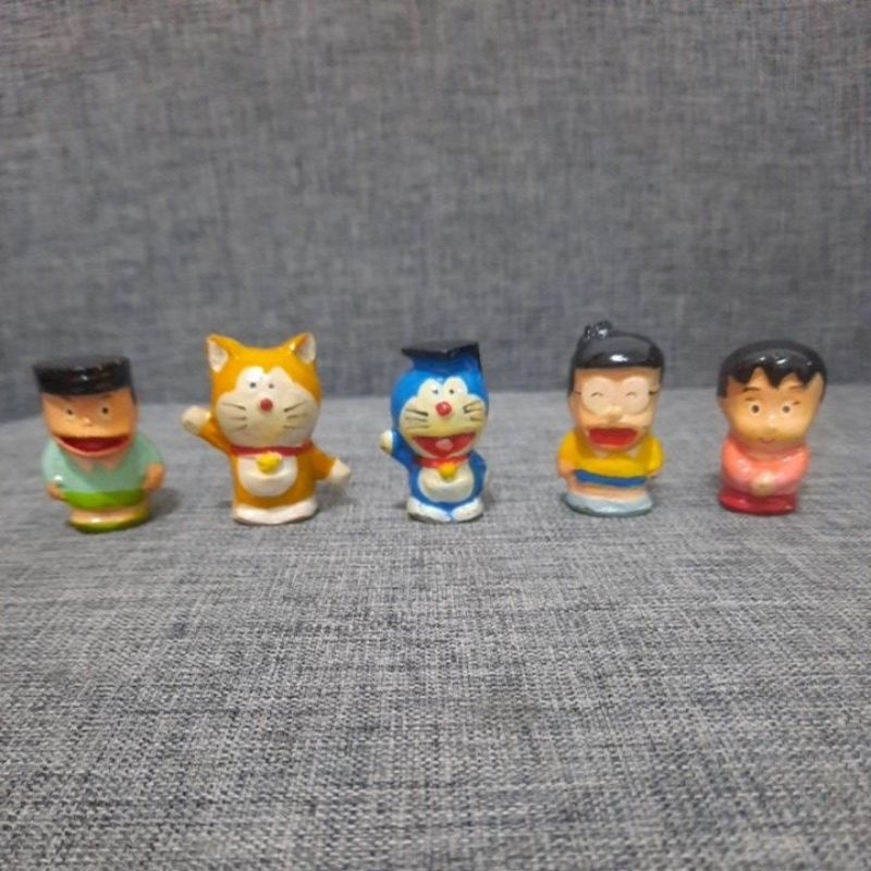 Set Mini Figurine Doraemon, Topper Cake