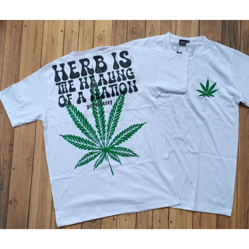 JATIMAIKA kaos Herb is tshirt bob marley baju ragga  420