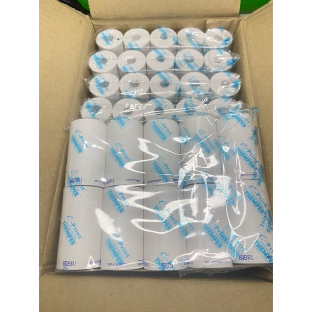 

lkjj Termurah 1 Dus kertas Thermal logo BRI 57x30 isi 100 roll