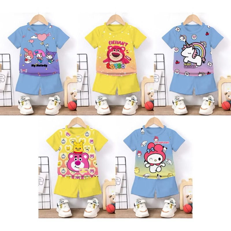 SETELAN BAJU ANAK PEREMPUAN/ BAJU ANAK CEWEK  UMUR 1-6 thn