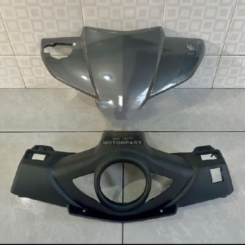 BATOK TOTOK DEPAN BELAKANG HONDA VARIO 110 LAMA/OLD KARBU WARNA ABU-ABU