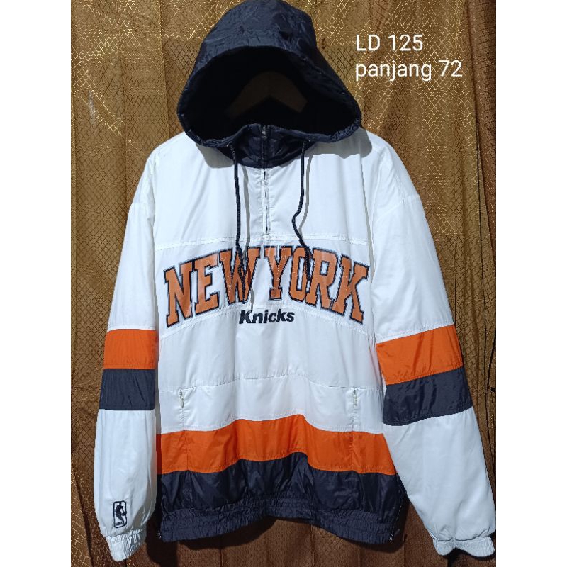 jaket puffer nba jaket new york knicks jaket gelembung hoodie nba jaket gelembung new york knicks ja