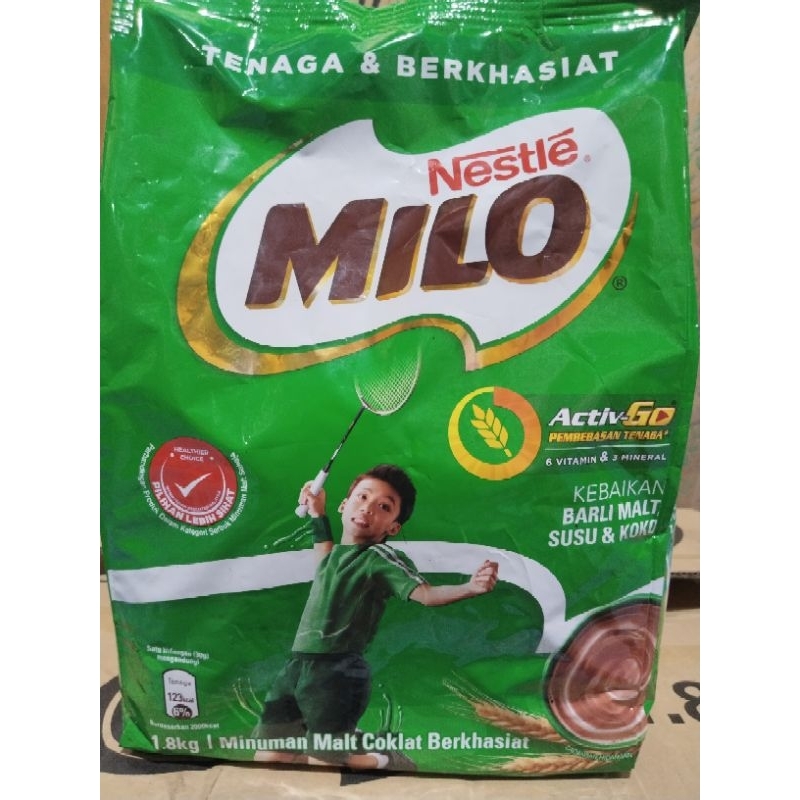 

Milo 1,8kg malaysia per dus