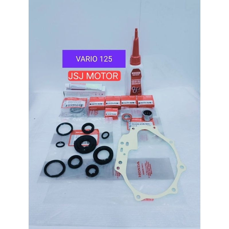 PAKET KOMPLIT SET BEARING LAHER SEAL SIL CVT VARIO 125 150 OLD NEW LED VARIO 125 125 FI LED NEW ESP 