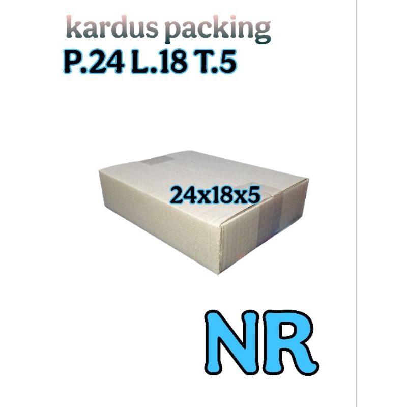 

kardus packing UK 24x18x5 kardus kecil kardus besar