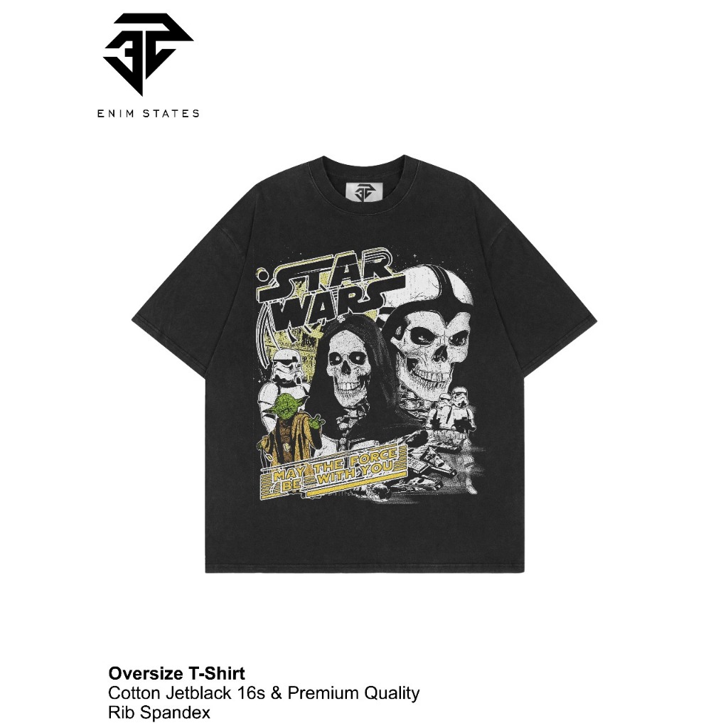 Star Wars - May The Force Vintage Oversize T-shirt