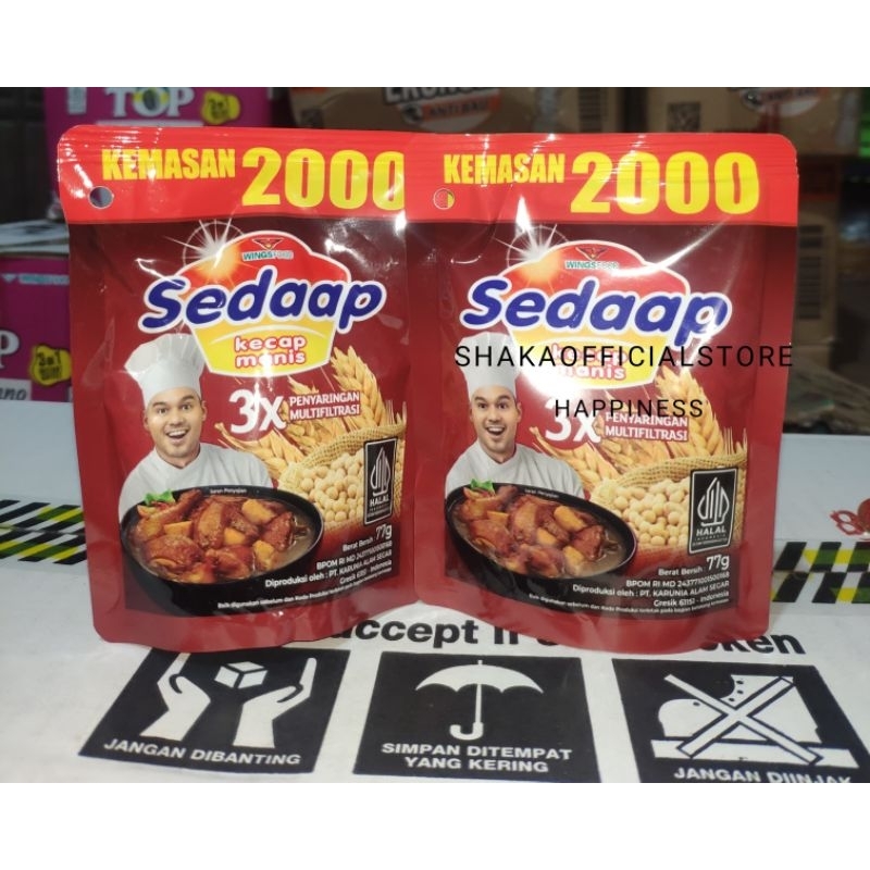 

Kecap Sedap Kecap Manis Kemasan 2000an isi 48pcs Kemasan Terbaru
