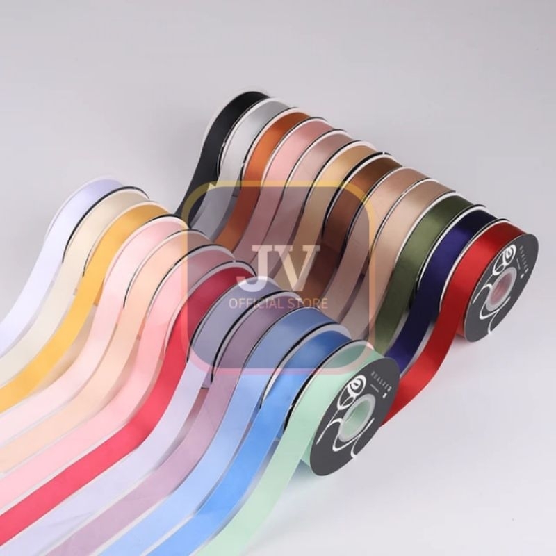 

(1 METER/100 CM) Pita Impor Solid Color Untuk Buket Bunga Valentine & Hampers, Flower Wrapping Paper Celophane Import