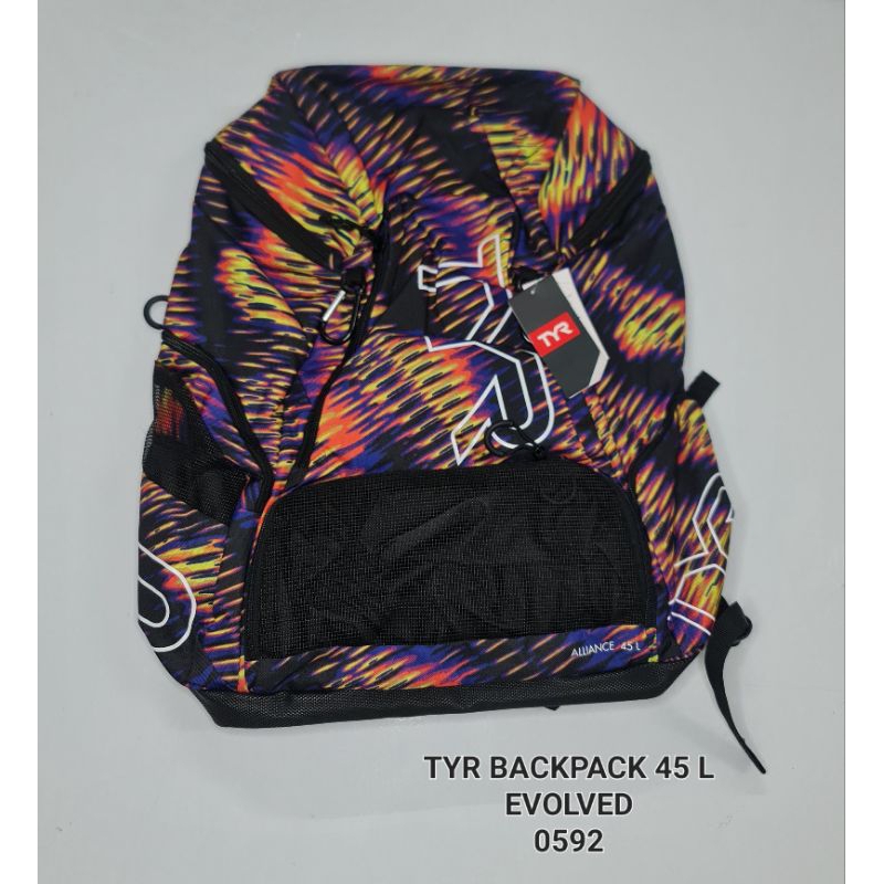 BACKPACK RENANG TYR MOTIF 45LITER , ORIGINAL 100%