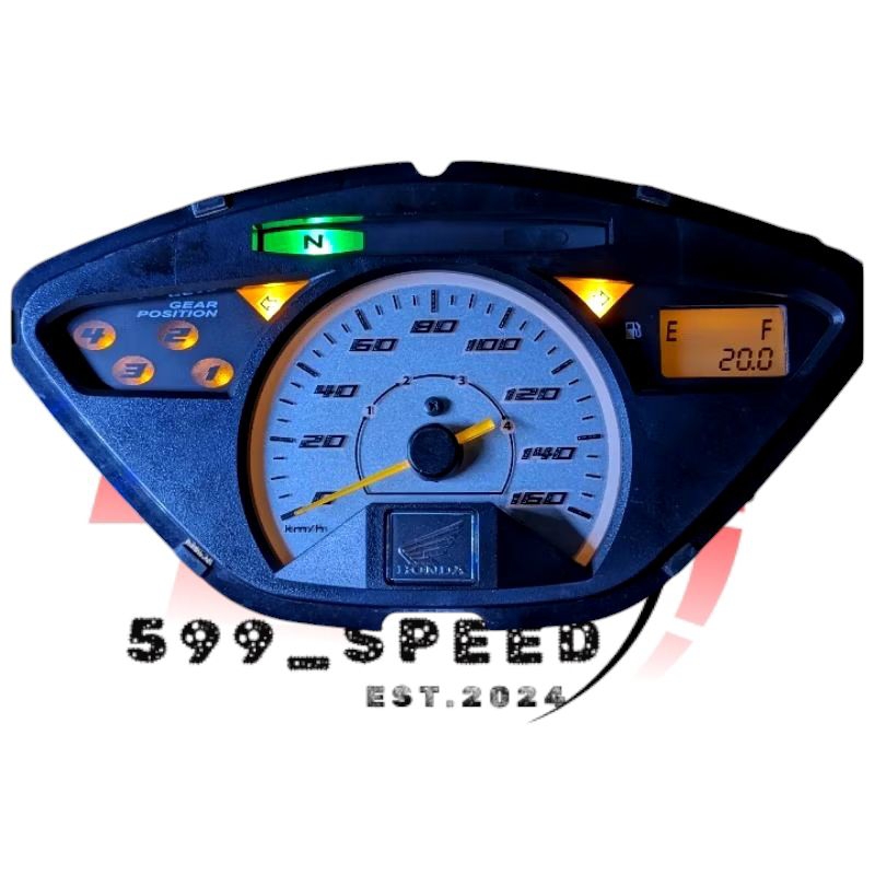 mesin speedometer motor honda supra x 125 old original