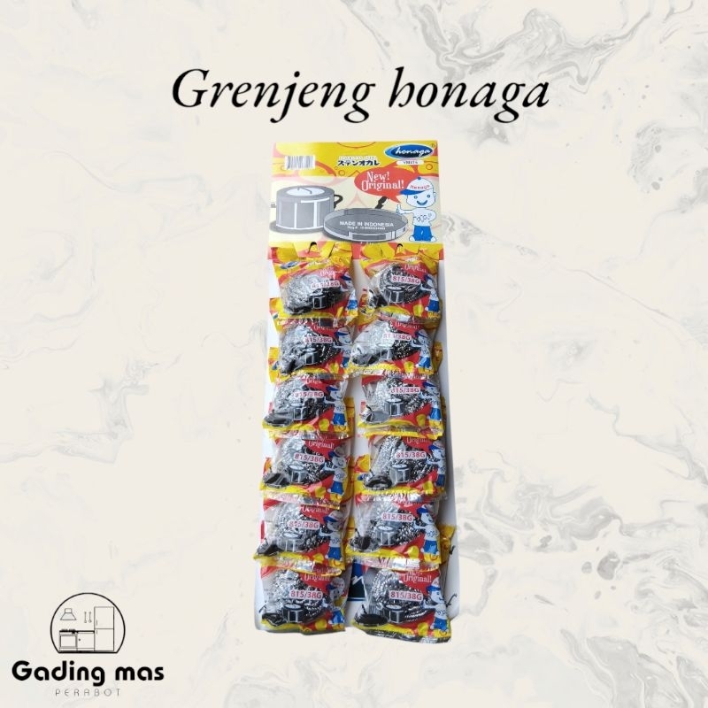 HONAGA GRENJENG / KAWAT CUCI PIRING / SABUT STAINLESS