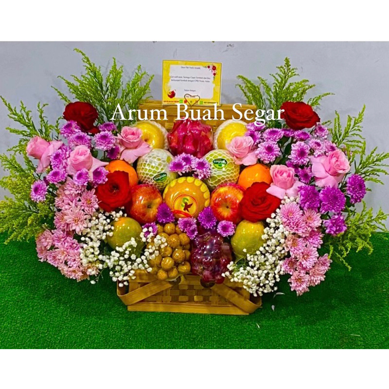 

PROMO Hampers Buah Fresh Flowers /Parsel Buah bunga fresh/Basketfruit flowers/Hantaran/Cepat Sembuh/Isoman/GiftRamadhan/Lebaran/Ultah/Imlek/Natal Murah Bogor/Tangerang/Depok