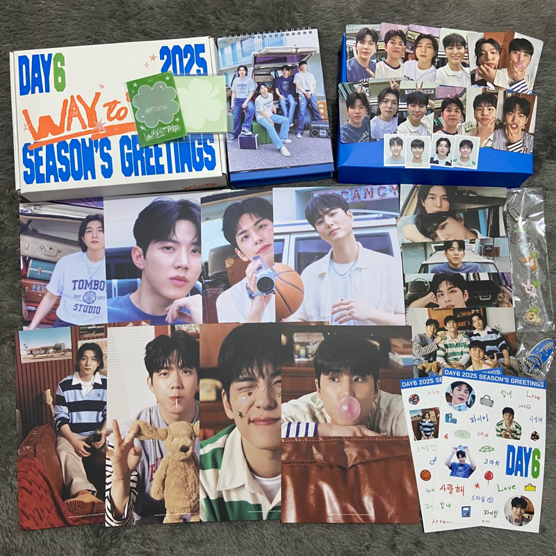 Ready Stock Official Day6 Photocard Seasons Greetings Sg 2025 Sungjin Youngk Wonpil Dowoon