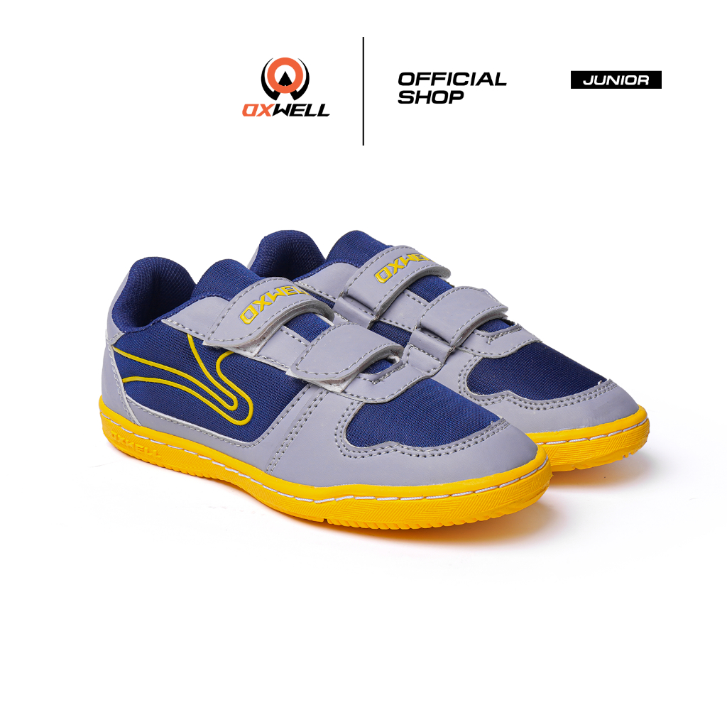 Sepatu Sneakers Olahraga lari Futsal Anak Brand Lokal Originial Oxwell - Pangasius
