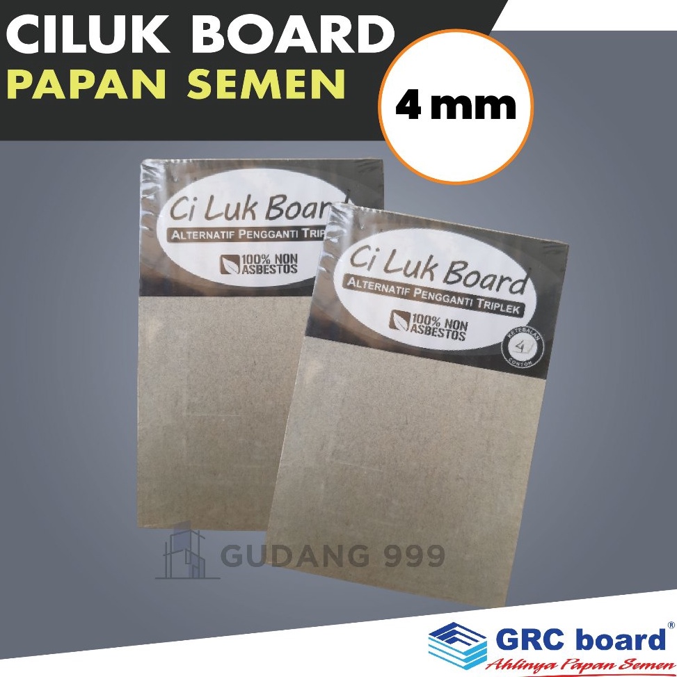 Produk Update GRC Board 4mm  Papan GRC  Ciluk Board  Papan Semen  Semen Board