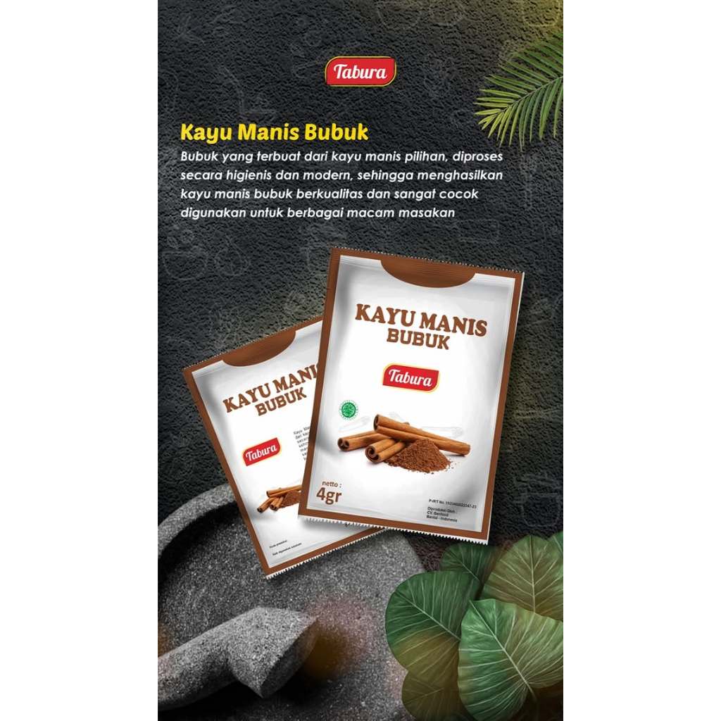 

KAYU MANIS BUBUK TABURA 1 RENCENG