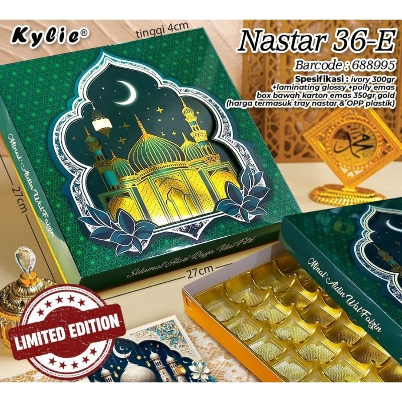 

4 PCS BOX NASTAR /BOX KUE IDUL FITRI/LEBARAN/IMLEK /CHINESE NEW YEAR