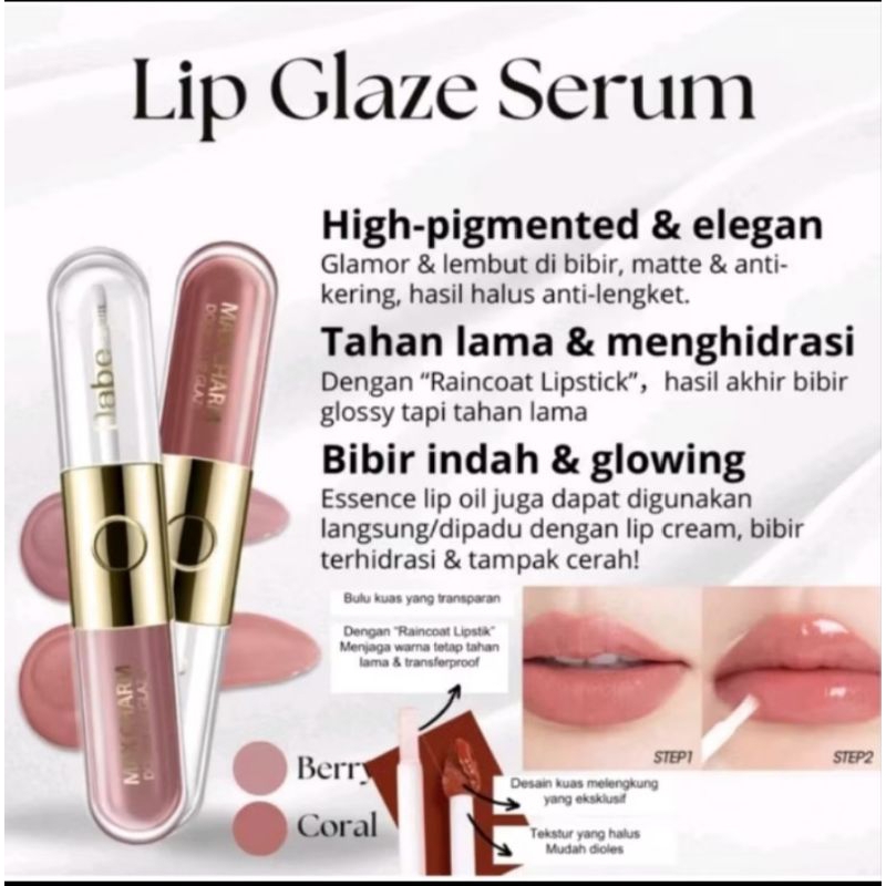 DABE BEAUTE CUSHION DABE, lip glaze, Dna Salmon, lip Balm by Dabe Beaute harga ambyar Original