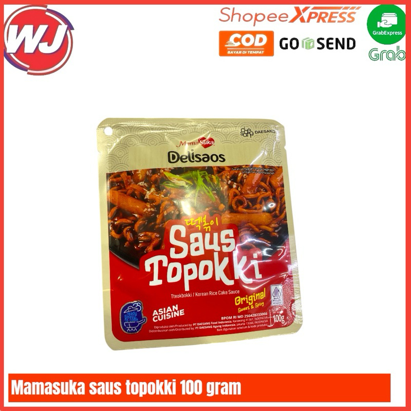 

MAMASUKA SAUS TOPOKKI ORIGINAL 100 GRAM