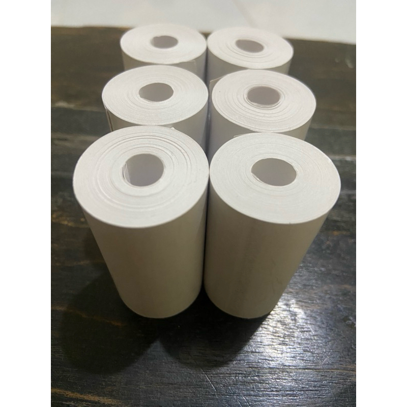 

kertas thermal edc paket 6 roll/pcs ukuran 57x30/58x30 (polos)