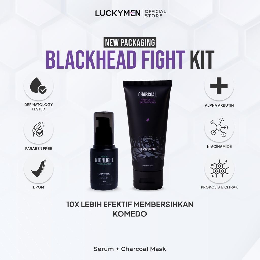 Blackhead Fight Kit (Charcoal + Serum) by.luckyman