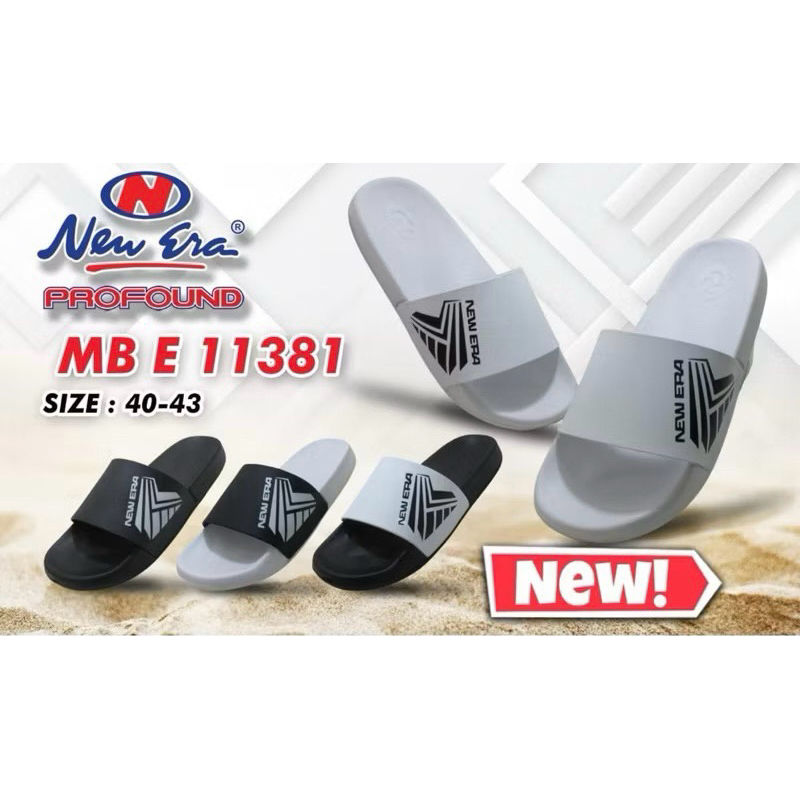 SANDAL SLOP PRIA KARET NEW ERA MB E 1138 100% ORIGINAL BY NEW ERA