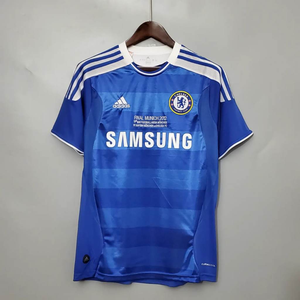 Jersey Bola Dewasa Retro Vintage Chelsea home Final Munich 2011/2012 Season 11-12