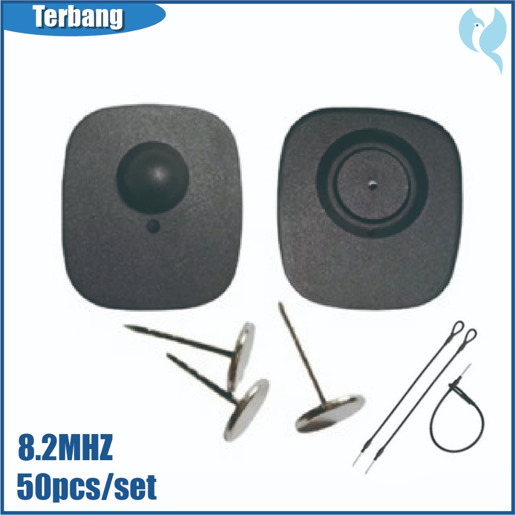 Sensor Magnet Baju Tag 50pcs-Sensor Baju Anti Pencurian Tag RF-Square Hard Tag Sensor