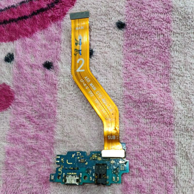 flexi papan cas Samsung A50 Orian