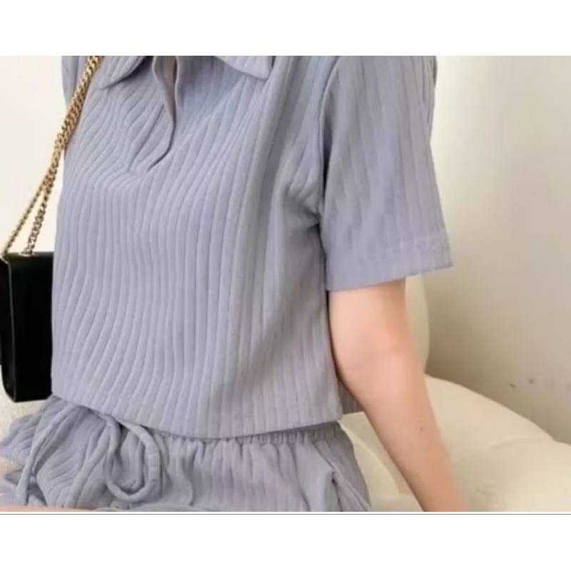 ONSET CROP TOP WANITA KEKINIAN