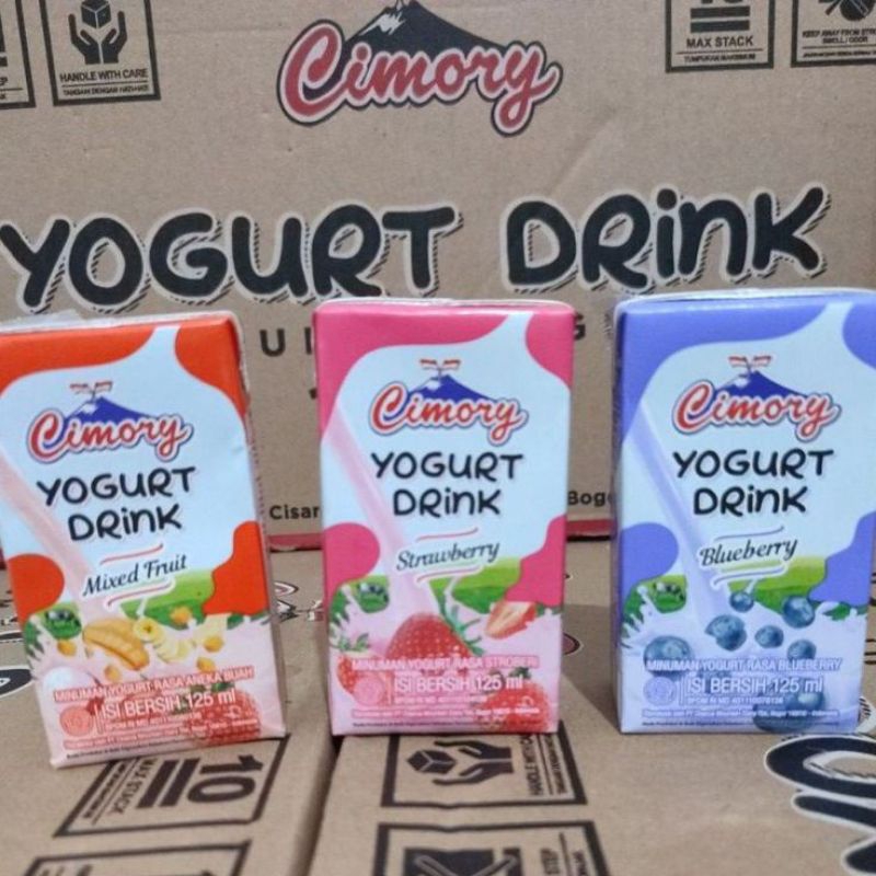 

Cimory Yogurg Drink Mini Isi 125ml/kotak All Varian